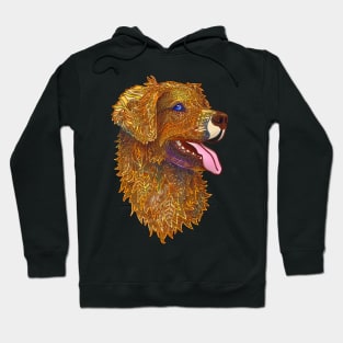 Golden Retriever Filigree Hoodie